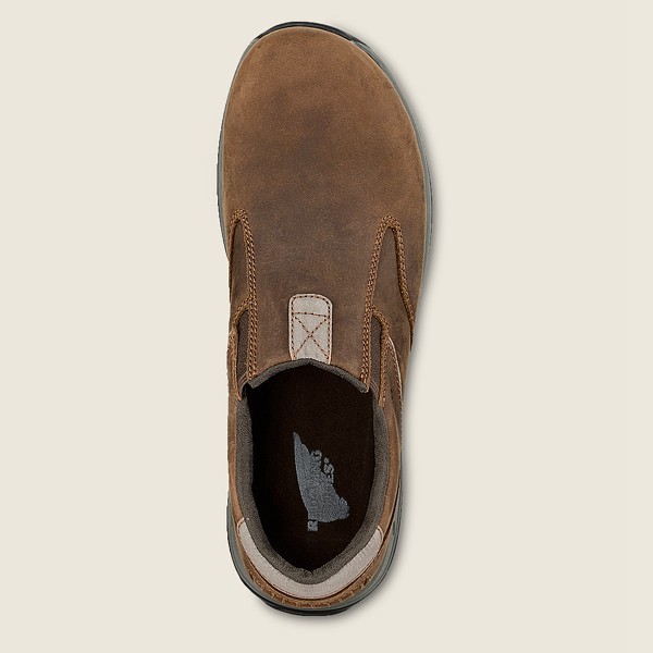 Slip-On Herre - Red Wing Comfortpro - Safety Toe - Brune - KJTNCX-381